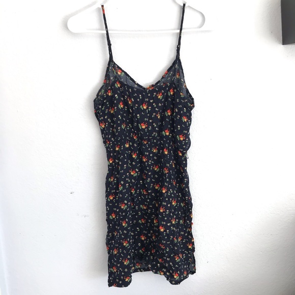 Forever 21 M blue floral tank dress - Picture 5 of 6